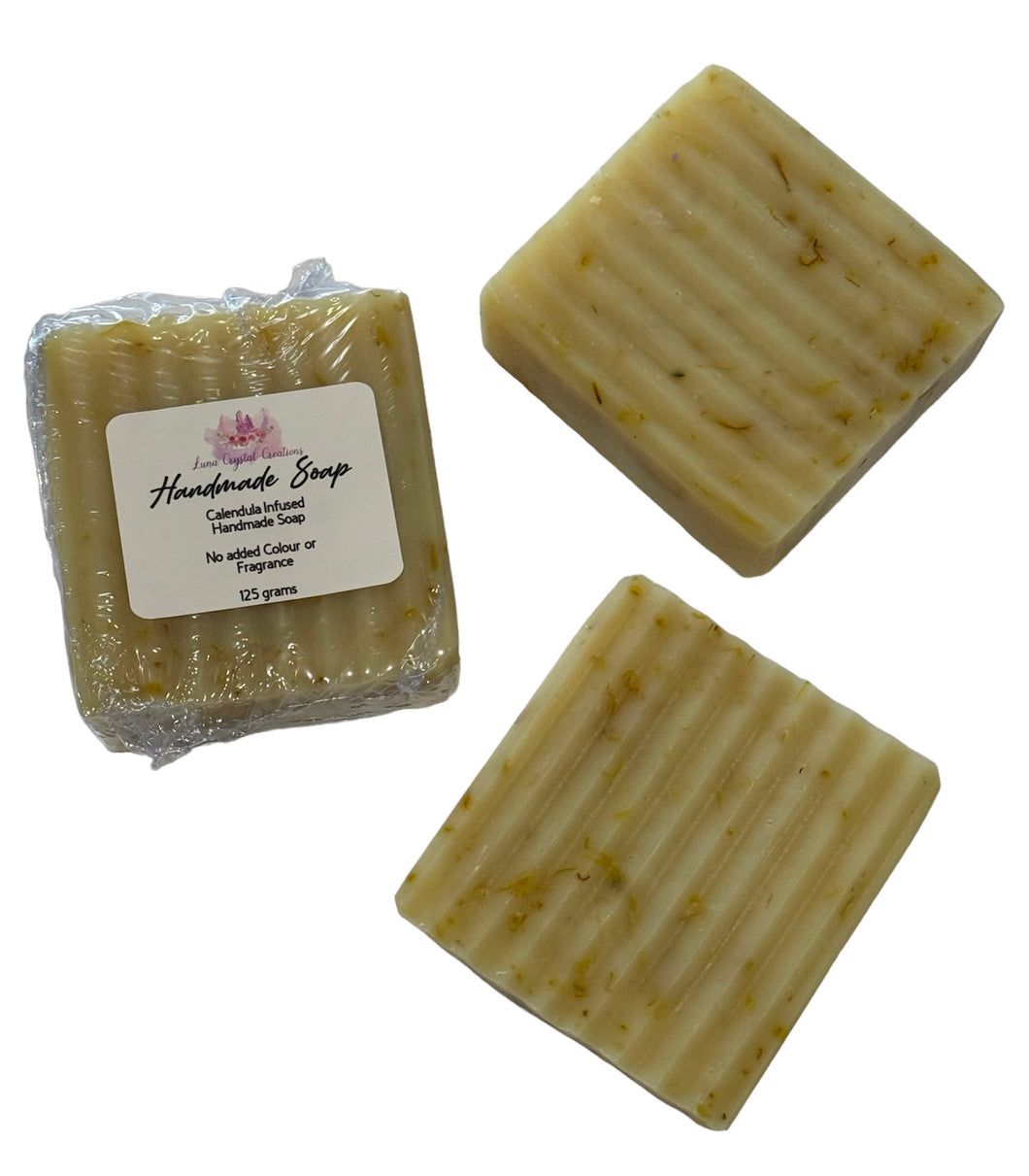 Calendula Infused Handmade Soap- Unscented