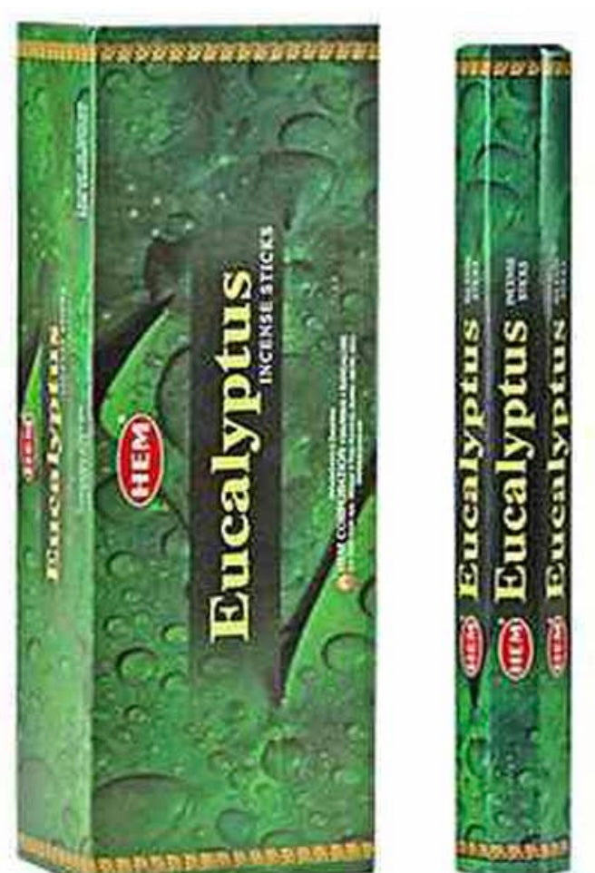 HEM Incense Hex EUCALYPTUS 20 stick