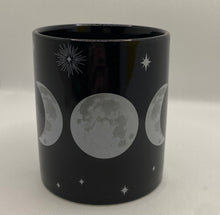 Load image into Gallery viewer, Triple Moon Goddess Black/White Mug in Gift Box
