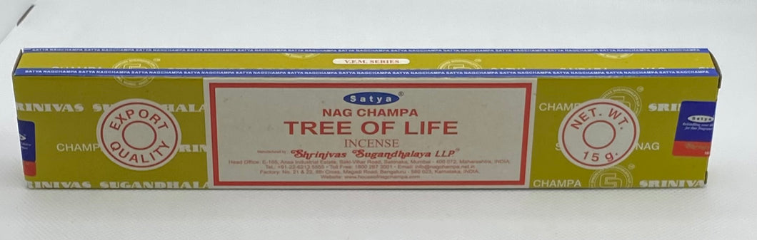 Satya- Nag Champa- Tree of life incense