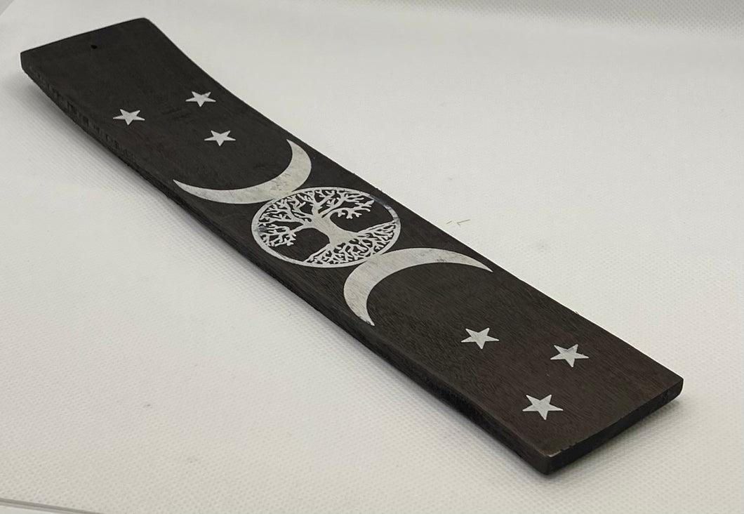 25cm Mystic Black/White Incense Holder