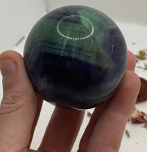 Load image into Gallery viewer, Rainbow Fluorite Sphere
