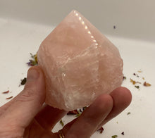 Load image into Gallery viewer, Rose Quartz Points - Semi Polished
