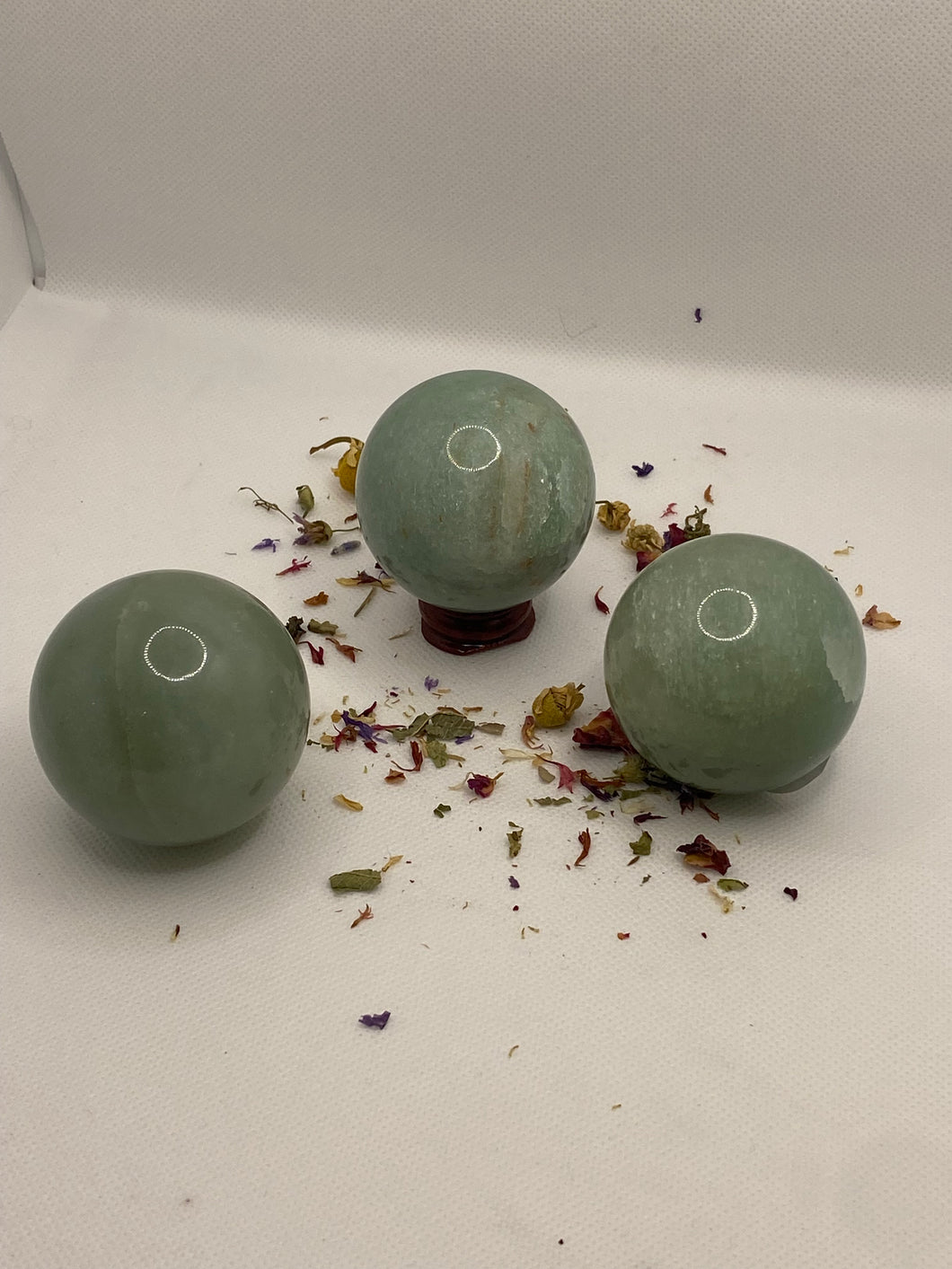 Green Aventurine Spheres