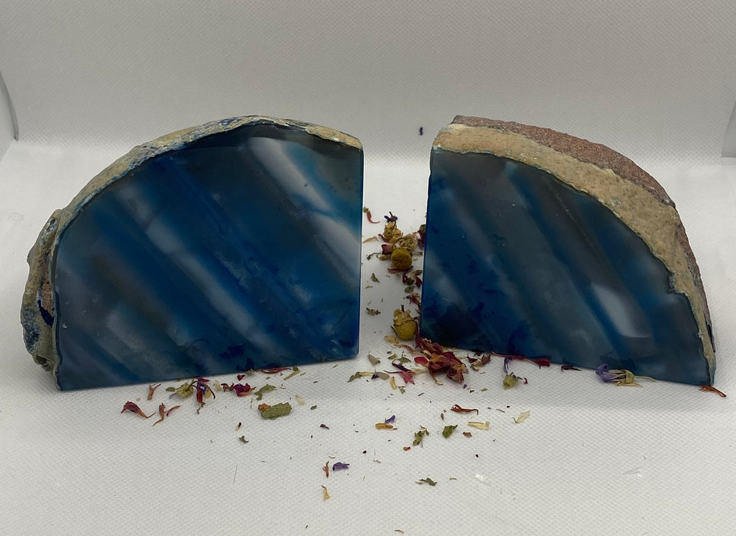 Agate Bookends