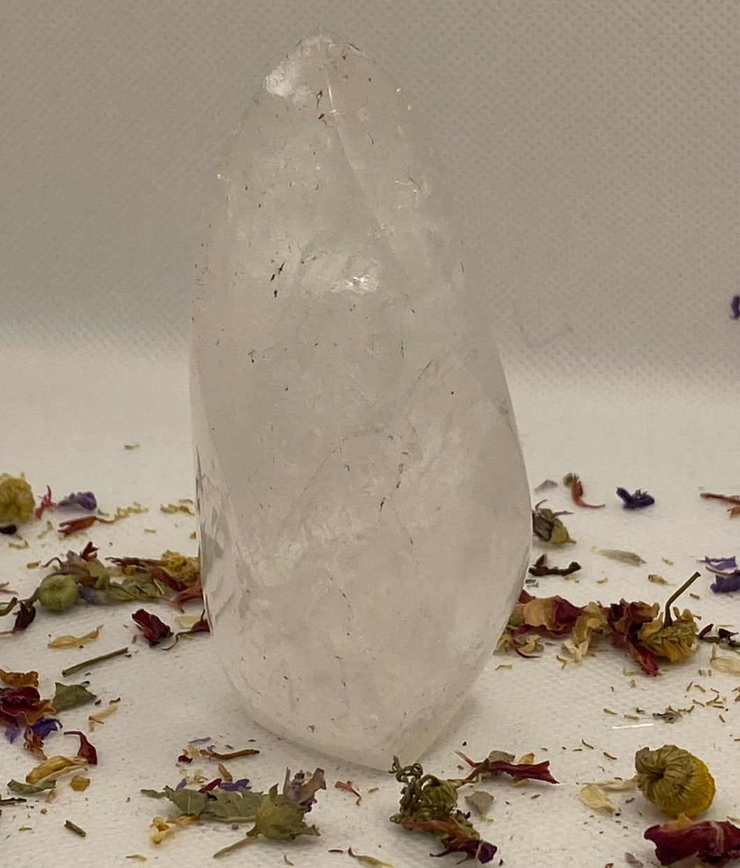 Clear Clear Quartz Flame