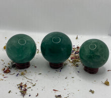 Load image into Gallery viewer, Green Fluorite Spheres
