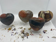 Load image into Gallery viewer, Polychrome Jasper Hearts
