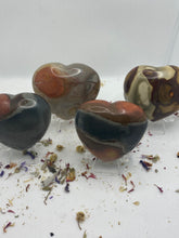 Load image into Gallery viewer, Polychrome Jasper Hearts
