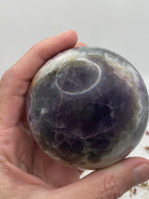 Load image into Gallery viewer, Purple Fluorite x Sphalerite Sphere
