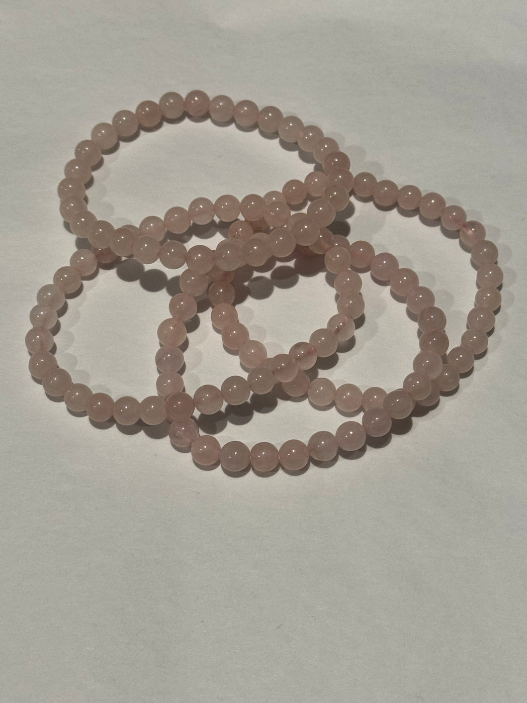 Rose Quartz Beaded Bracelet