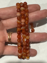 Load image into Gallery viewer, Carnelian Beaded Bracelet- 6mm
