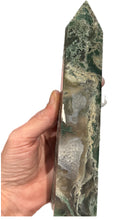 Load image into Gallery viewer, Moss Agate Tower
