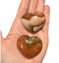 Load image into Gallery viewer, Polychrome Jasper Hearts
