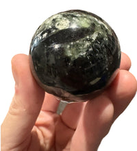 Load image into Gallery viewer, Green Tourmaline Sphere
