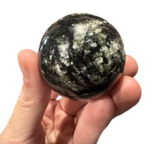 Load image into Gallery viewer, Green Tourmaline Sphere
