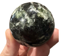 Load image into Gallery viewer, Green Tourmaline Sphere
