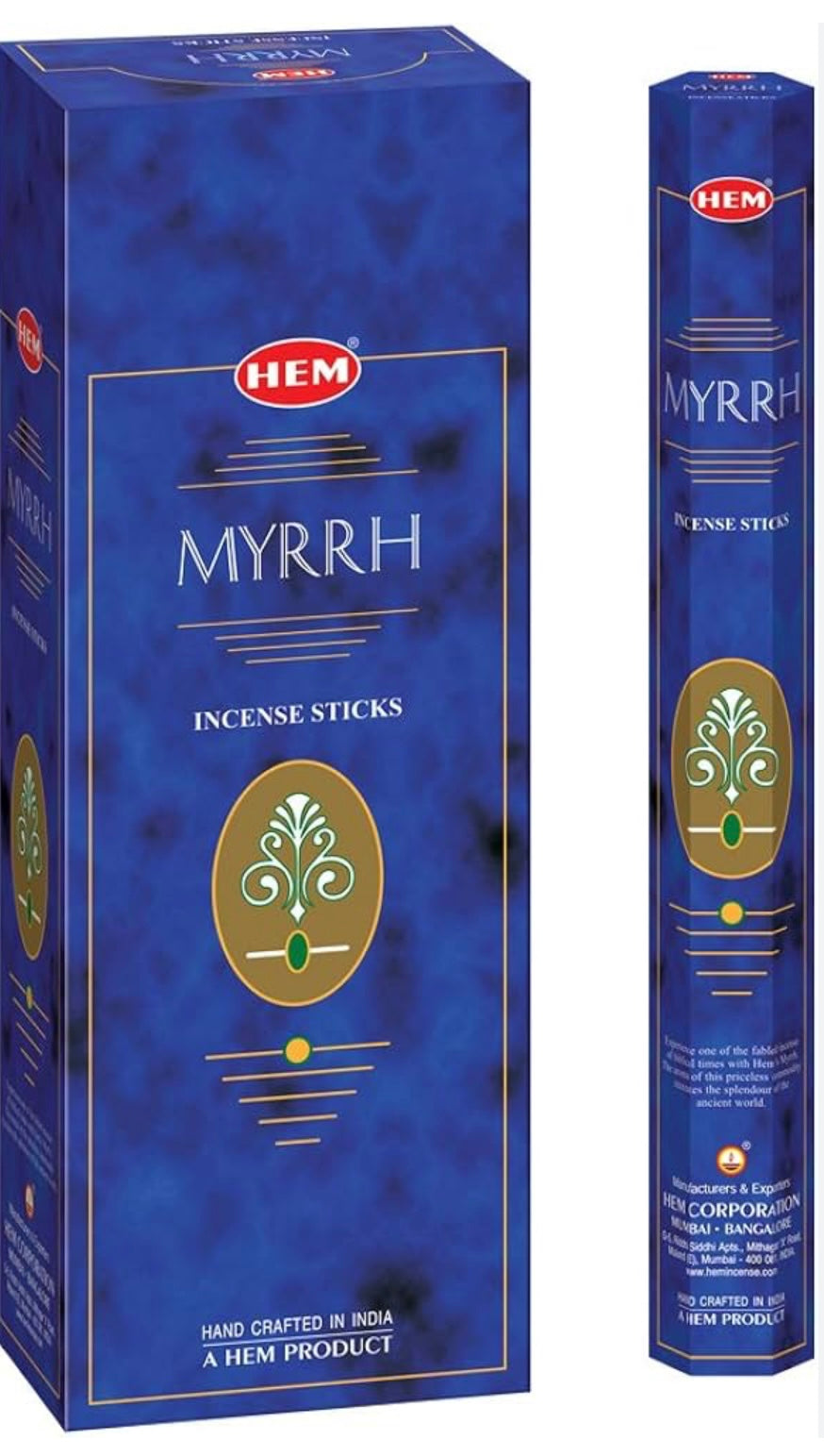 HEM Myrrh Incense- 20 Sticks