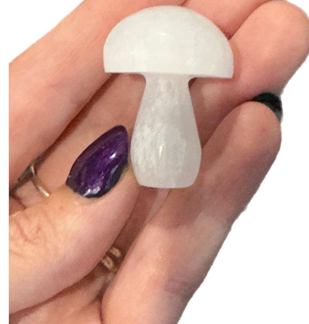 4cm Selenite Mushroom