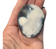 Load image into Gallery viewer, Orca Agate Palm Stones
