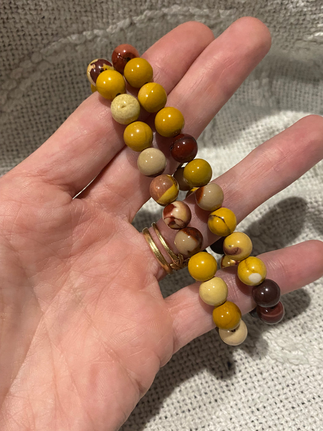 Mookaite Bead Bracelet