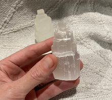 Load image into Gallery viewer, 6cm Mini Satin Spar Selenite Tower
