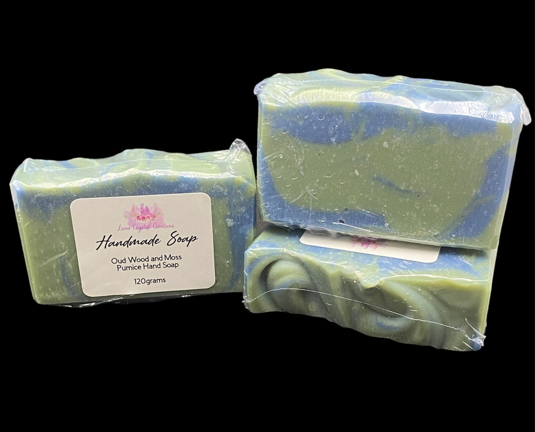 Oud Wood and Moss- Pumice Hand Soap