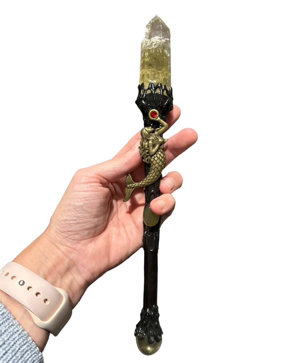 Citrine Wand- Mermaid