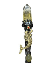 Load image into Gallery viewer, Citrine Wand- Mermaid
