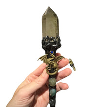 Load image into Gallery viewer, Citrine Wand- Dragon
