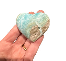 Load image into Gallery viewer, Blue Aragonite Hearts
