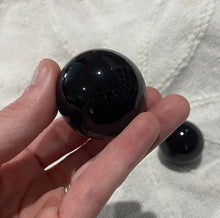 Load image into Gallery viewer, Black Obsidian Sphere
