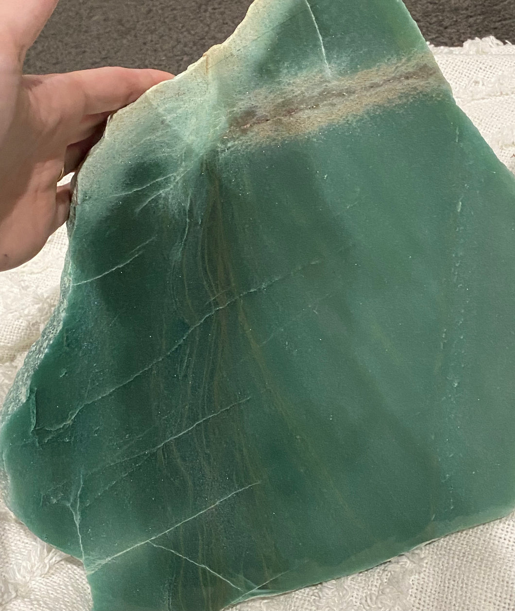 Green Aventurine Slice