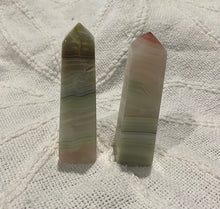 Load image into Gallery viewer, Pink Banded Onyx Tower

