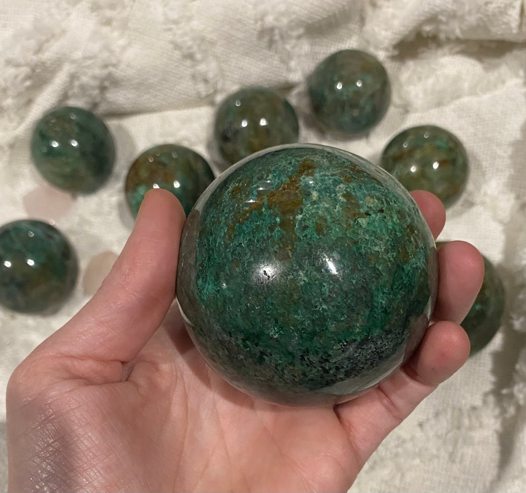 Chrysocolla Sphere