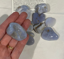 Load image into Gallery viewer, Blue Chalcedony Tumble Large
