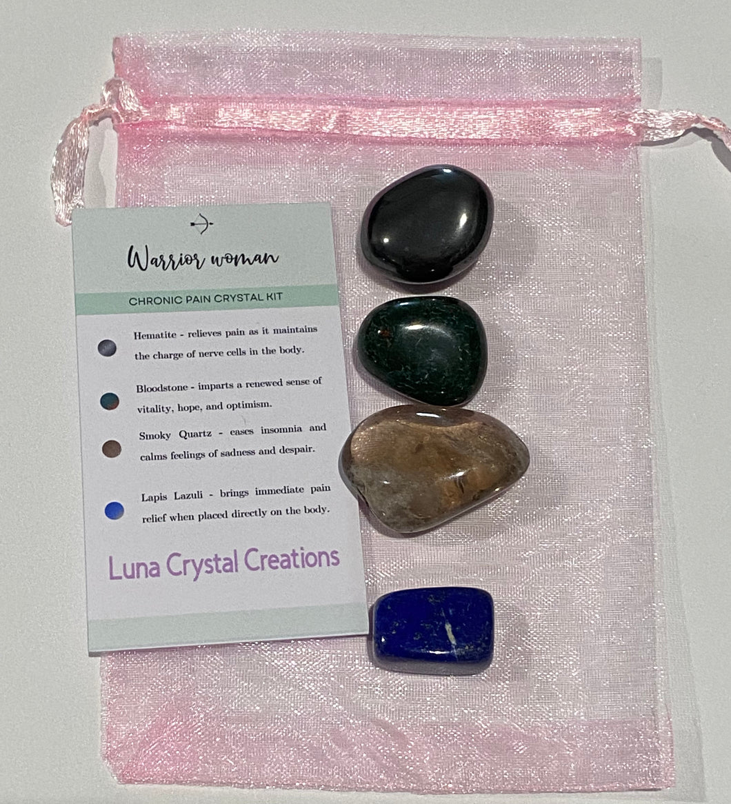 Warrior Women- Chronic Pain Crystal Kit