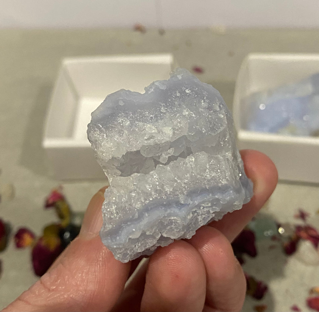 Blue Chalcedony Raw/Geode