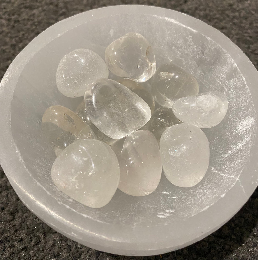 Clear Quartz Tumble Stone