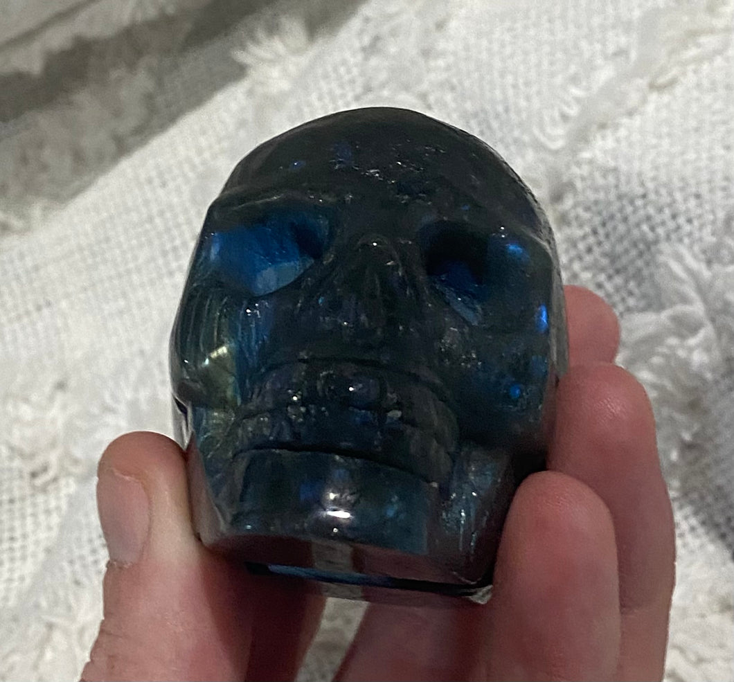 Labradorite Skull