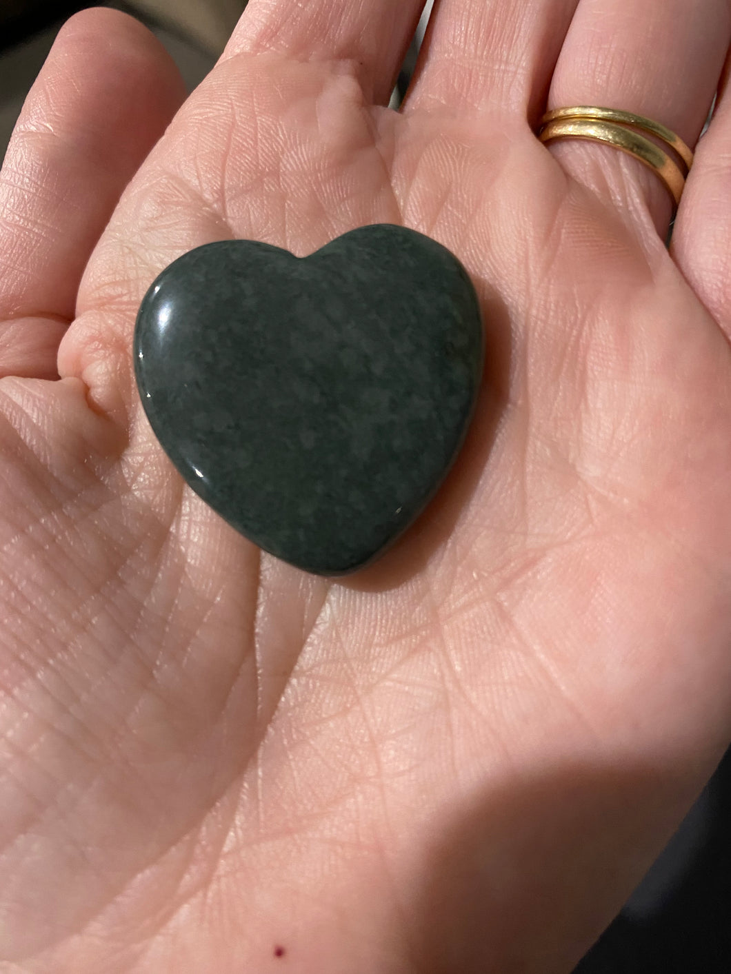 Blue Jasper Heart