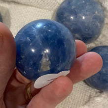 Load image into Gallery viewer, Blue Calcite Spheres
