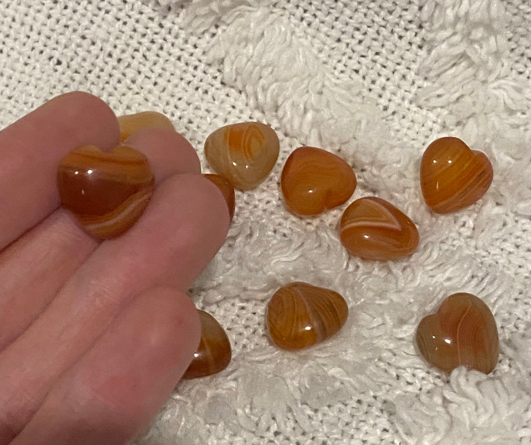 Carnelian Mini Heart