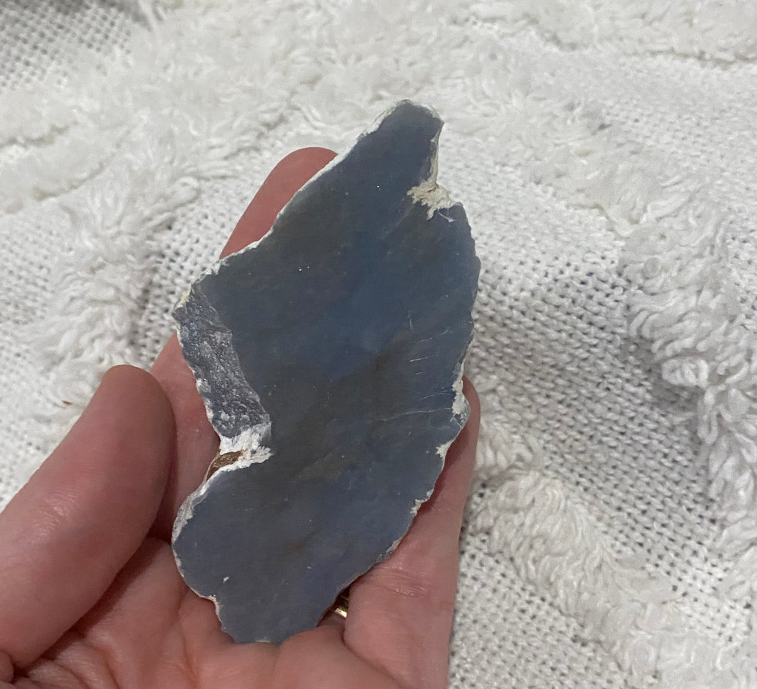 Angelite slab