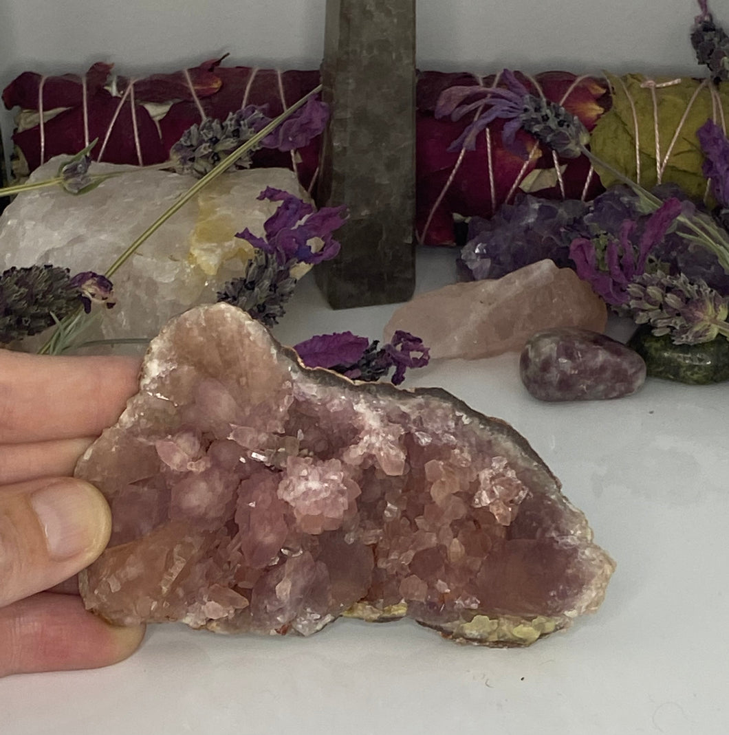 Pink Amethyst Cluster- Patagonia Argentina