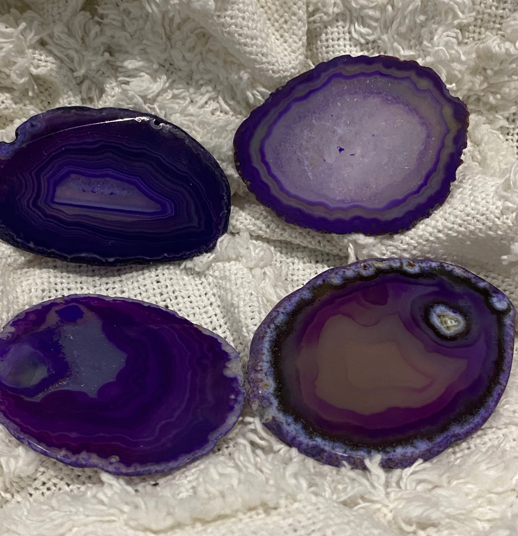 Agate Slice-Purple