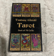 Load image into Gallery viewer, Tarot Cards FANTASY WORLD Deck of 78 Cards
