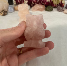 Load image into Gallery viewer, Rose Quartz Owl
